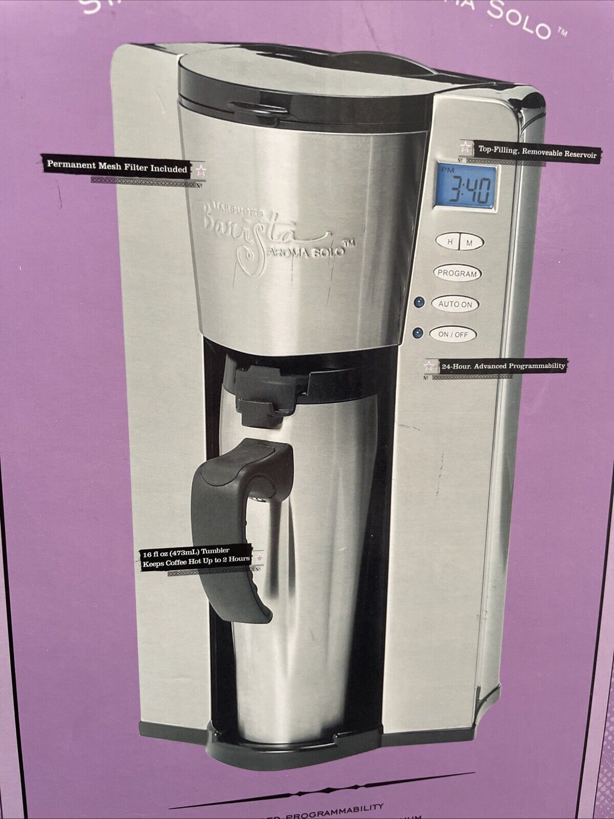 Starbucks Barista Aroma Solo Thermal Coffee Maker Unused Complete Open Box - Sold on eBay December 8th, 2024 for $79.99