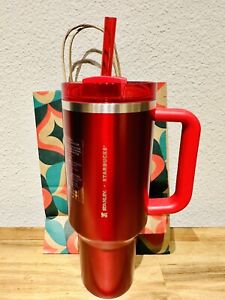 Starbucks x Stanley Holiday 2023 Collab - 40 oz Red Tumbler Mug  Free Shipping! - Sold on eBay December 5th, 2023 for $172.50 (2 bids) 