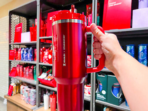 Starbucks X Stanley 2023 Holiday Red Tumbler Mug (40 oz) - Sold on eBay November 14th, 2023 for $150.00