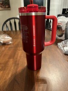 Stanley x Starbucks Holiday Red  40oz Tumbler Cup - 2023 Limited Edition NEW - Sold on eBay December 10th, 2023 for $165.50 (41 bids) 