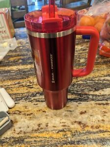 Starbucks x Stanley Holiday 2023 Collab 40 oz Red Tumbler Brand New - Sold on eBay November 22nd, 2023 for $160.00 (37 bids) 