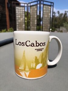 Starbucks Global Icon Mug Los Cabos Mexico Yellow Sailboat Whale HTF Grail Rare - Sold on eBay July 30th, 2023 for $270.00