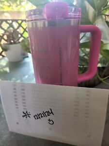 Stanley x Starbucks Quencher (Target Exc) 40 oz Tumbler- Winter Pink 2024 - Sold on eBay January 22nd, 2024 for $255.00 (21 bids) 