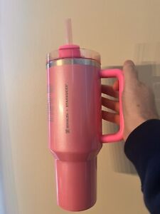 Starbucks x Stanley 40 oz Tumbler Pink Valentines Day Target Exclusive *NEW* - Sold on eBay January 13th, 2024 for $355.00 (45 bids) 