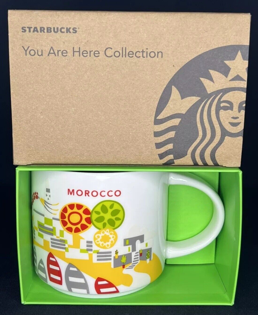 RARE Starbucks Morocco You Are Here Collection Mug 14oz 414mL Brand New with Box - Sold on eBay March 20th, 2025 for $82.00