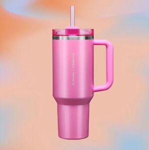*1 LEFT* 2024 Stanley x Starbucks Pink 40oz Tumbler (in shipping box) - Sold on eBay January 5th, 2024 for $200.00