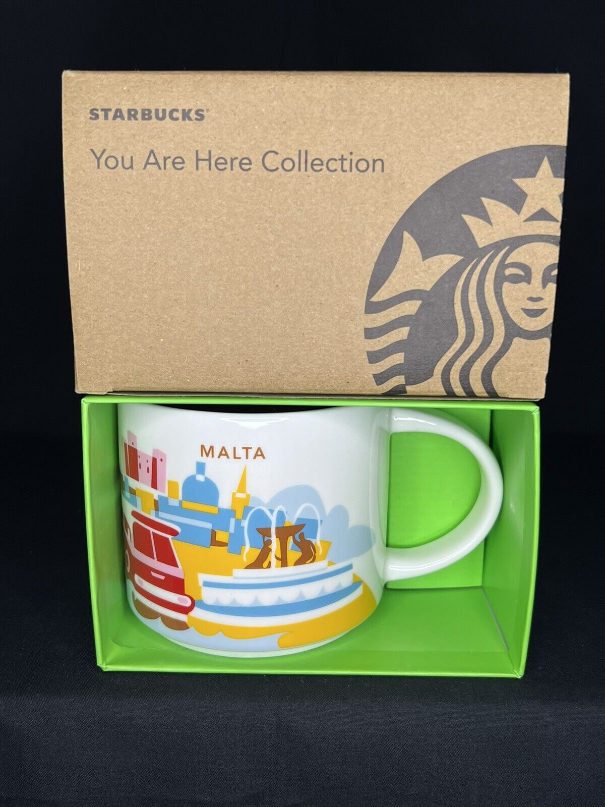 Starbucks Malta You Are Here Series Collection 14oz Coffee Tea Mug Cup US Seller - Sold on eBay February 5th, 2025 for $99.99