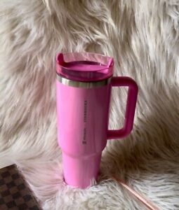 Stanley Cup x Starbucks Winter Pink 40oz Tumbler 2024 Target Exclusive - Sold on eBay March 25th, 2024 for $249.00