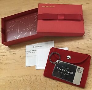 NEW Starbucks Sterling Silver Key Chain Gift Card 2014 Lt Ed $50 Orig Bal - Sold on eBay October 16th, 2023 for $175.00