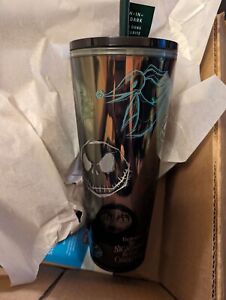 Disney Starbucks The Nightmare Before Christmas Tumbler with Straw - Sold on eBay December 17th, 2023 for $175.00