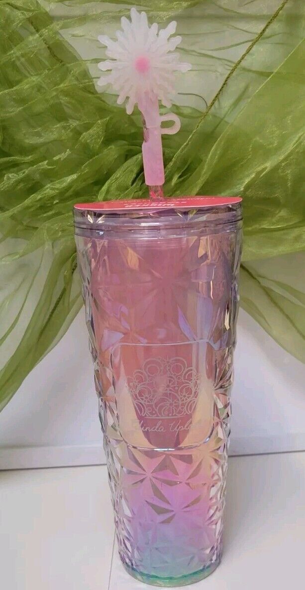 Starbucks Venti Wicked Tumbler 24 Oz. Glenda Prism Wand Straw - Sold on eBay December 27th, 2024 for $99.99