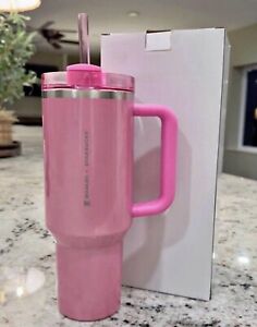 Stanley x Starbucks Winter Pink 40oz Tumbler 2024 Target New - Sold on eBay January 10th, 2024 for $249.99