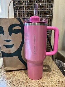 Stanley x Starbucks (Target Exclusive) Quencher 40oz Tumbler Winter Pink (2024) - Sold on eBay February 4th, 2024 for $261.00 (11 bids) 