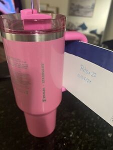 NEW Stanley x Starbucks Exclusive 2024 Pink 40oz Tumbler - Sold on eBay January 13th, 2024 for $265.00 (37 bids) 