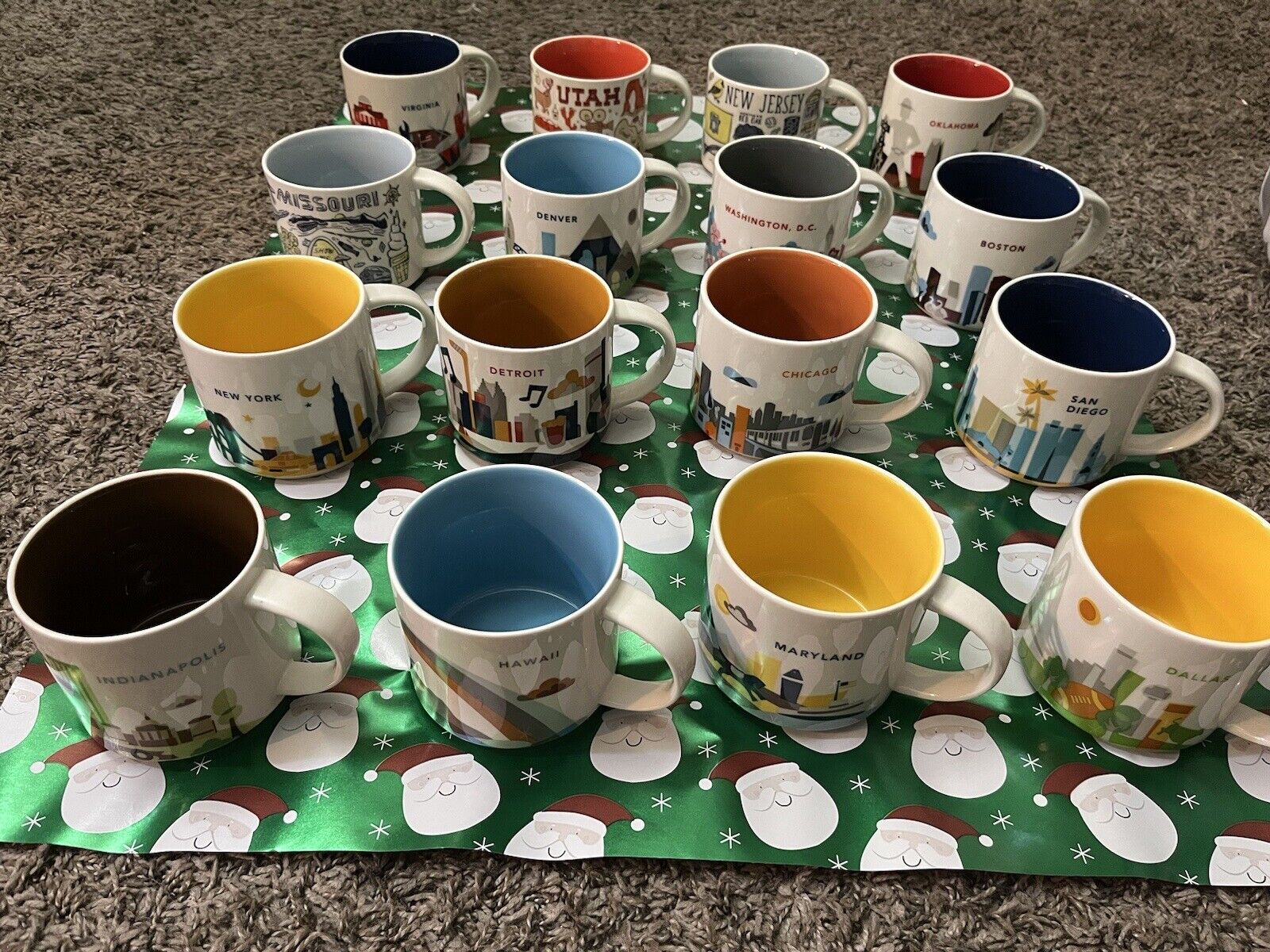 starbucks state coffee mugs - Sold on eBay April 1st, 2025 for $100.00