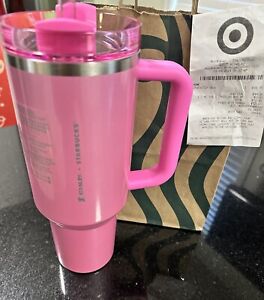 Stanley X Starbucks Exclusive 2024 Pink 40oz Tumbler NEW! In Hand! Quick Ship!? - Sold on eBay January 17th, 2024 for $267.00 (14 bids) 
