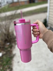 Stanley x Starbucks Exclusive 2024 Pink 40oz Tumbler NEW Exclusive IN HAND - Sold on eBay January 8th, 2024 for $250.00
