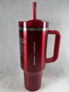 Limited Edition Starbucks X Stanley 40oz Red Cup Tumbler Rare Christmas 2023?? - Sold on eBay January 2nd, 2024 for $190.00