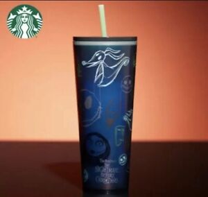 SHIPS NOW DISNEY X STARBUCKS NIGHTMARE BEFORE CHRISTMAS TUMBLER GLOW IN THE DARK - Sold on eBay October 11th, 2023 for $179.99