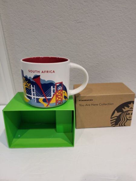 STARBUCKS SOUTH AFRICA YAH COFFEE MUG - NEW - Sold on eBay October 31st, 2024 for $79.99