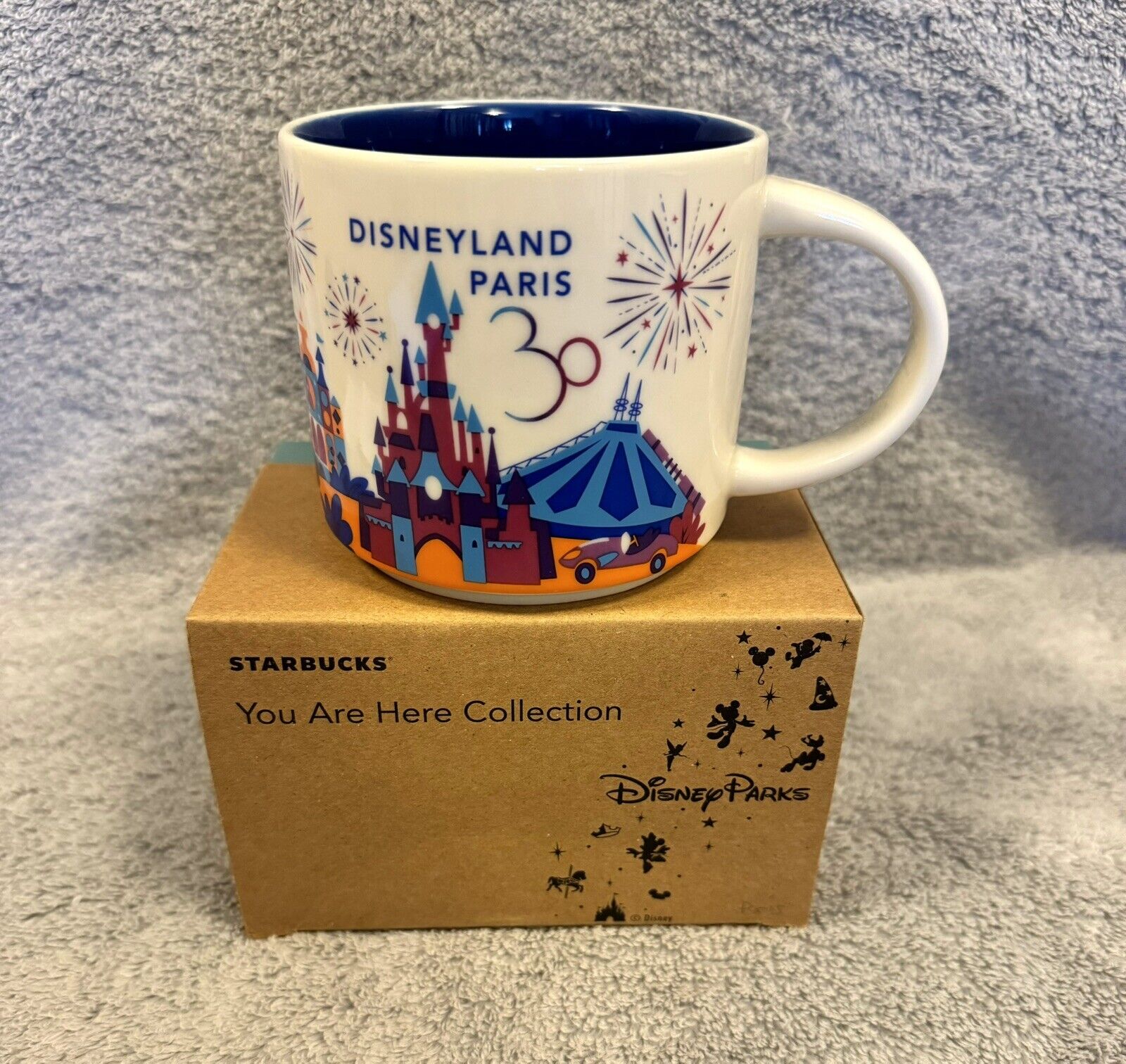 Starbucks Paris Disneyland 30th Anniversary 14oz  Mug You Are Here NEW - Sold on eBay January 11th, 2025 for $79.99