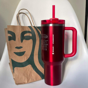 ?Starbucks x Stanley Cup Holiday 2023 Collab (40 oz) Red Tumbler NEW LIMITED ??? - Sold on eBay November 10th, 2023 for $159.99