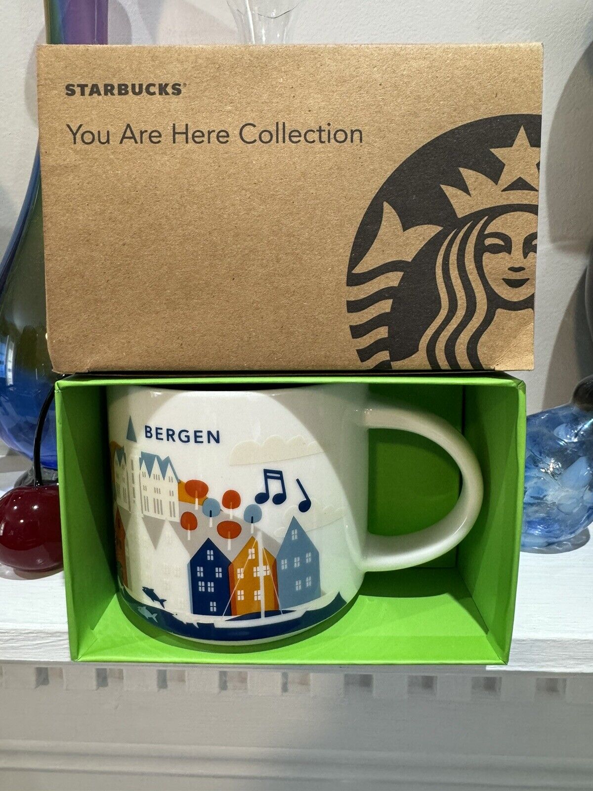 STARBUCKS You are Here Collection - BERGEN NORWAY - Coffee Mug - Brand New! - Sold on eBay February 8th, 2025 for $65.00