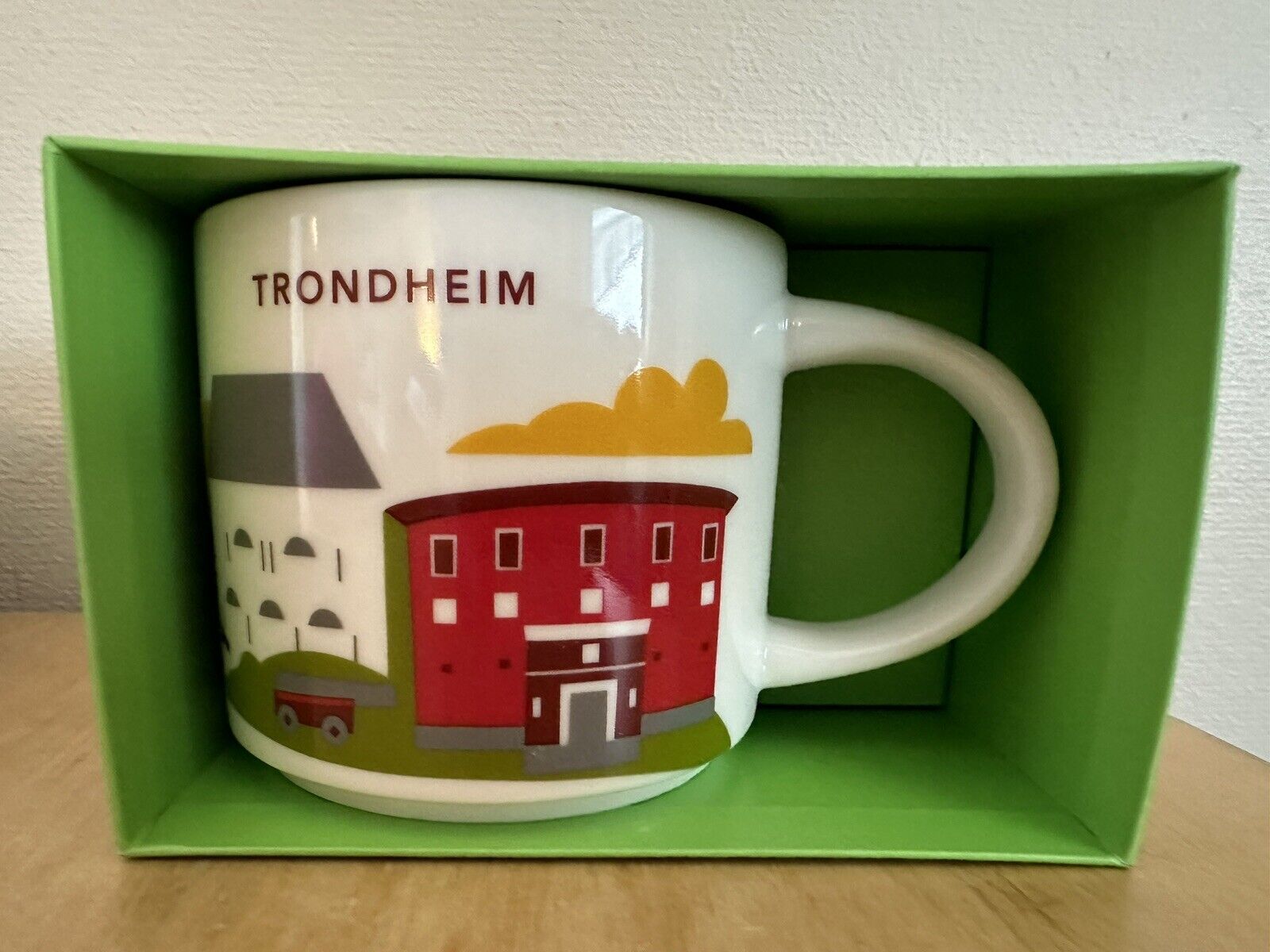 STARBUCKS Trondheim Coffee Mug 14oz You Are Here NORWAY ?? - Sold on eBay December 16th, 2024 for $75.00