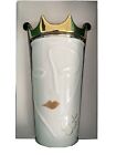 Starbucks 2016 Siren Ceramic Travel Mug Tumbler with Gold Crown Lid 10 oz - BNIB - Sold on eBay May 22nd, 2024 for $110.00 (1 bids) 