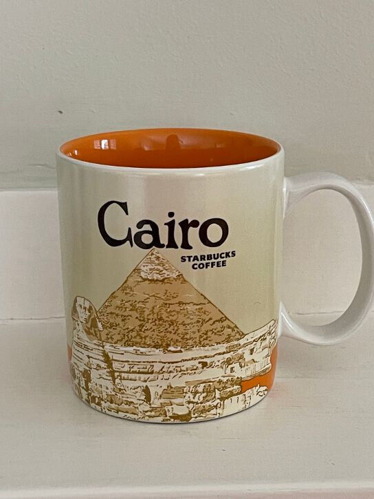 NWT Starbucks Collectors Series Mug Cairo Egypt 2014 Original Sticker