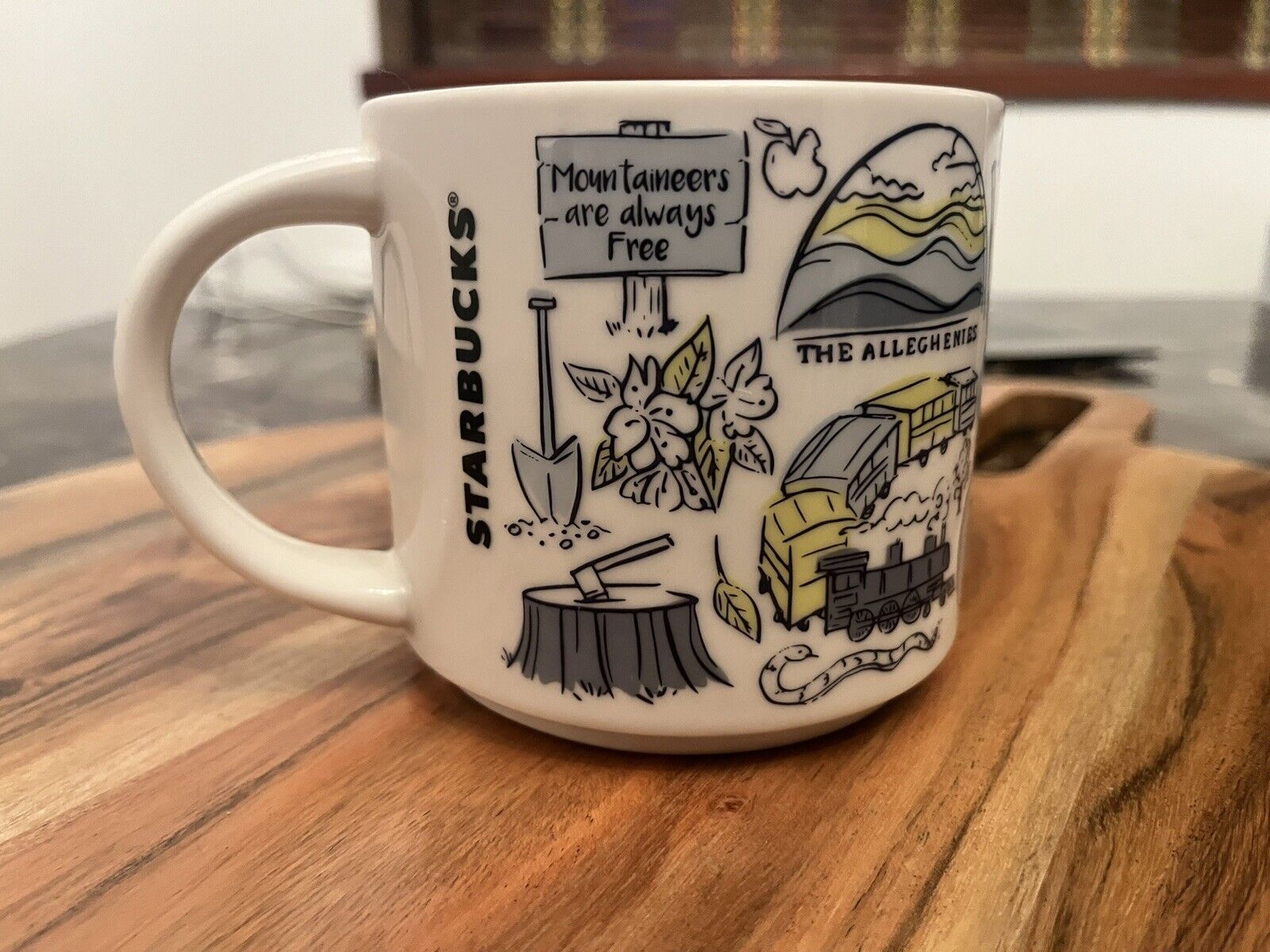Starbucks “Been There Series” WV “Panhandle State” Collector Mug - Sold on eBay January 30th, 2025 for $75.00 (1 bids) 
