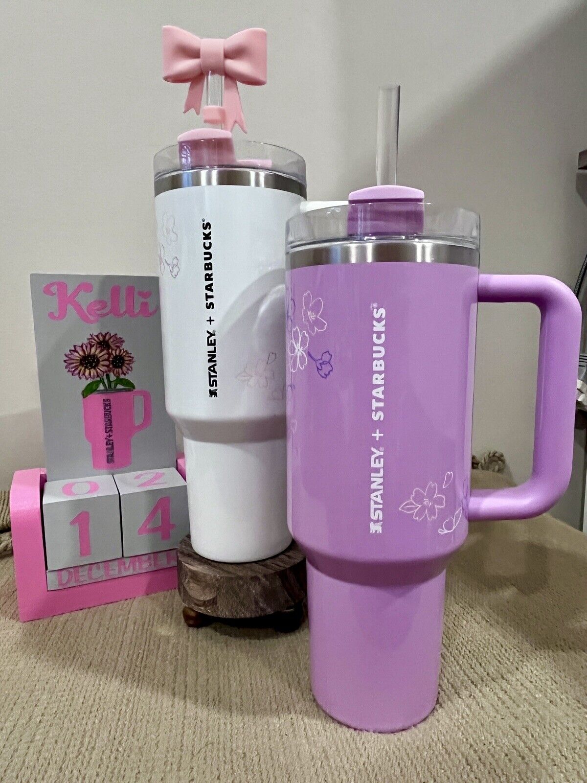 Stanley x Starbucks Philippines 2024 Sakura Series 40oz - Selling as Set - Sold on eBay January 2nd, 2025 for $150.00