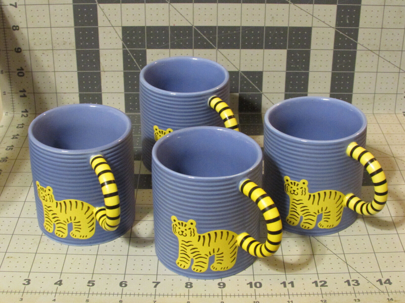 Set of 4 (Four) NEW 2022 Year Of The Tiger Starbucks Coffee Mug Cup Free Ship 48 - Sold on eBay January 29th, 2025 for $99.98