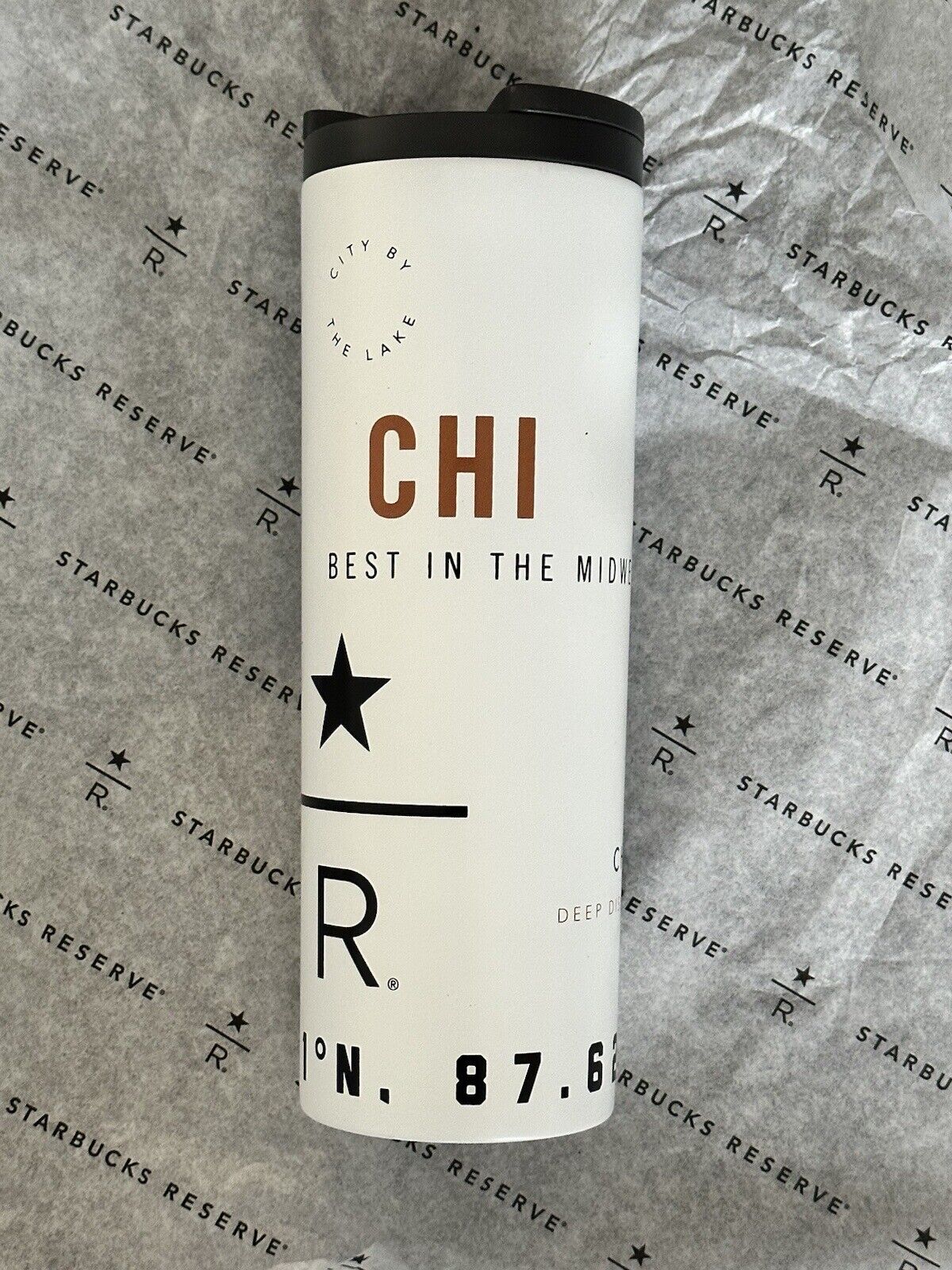 Starbucks Reserve Chicago Stainless Steel Tumbler - Sold on eBay December 31st, 2024 for $70.00