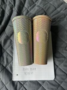 Starbucks Philippines Champagne And Wood Studded NO STRAWS - Sold on eBay April 19th, 2024 for $175.00