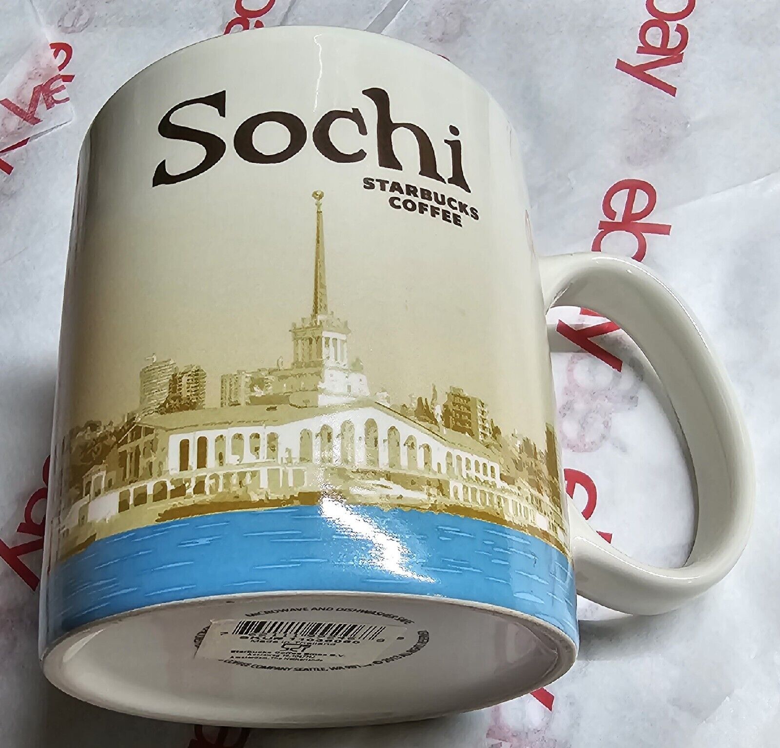 2013 SOCHI V1 Starbucks Mug Icon Series SKU coffee RARE First Edition Russia - Sold on eBay February 16th, 2025 for $179.95
