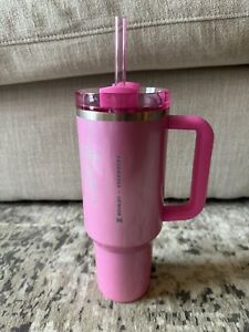 New 2024 Starbucks x Stanley Cup Pink Holiday Tumbler 40 oz - Sold on eBay January 26th, 2024 for $213.70 (17 bids) 