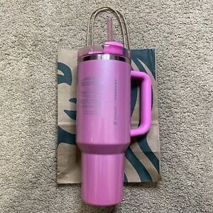 STANLEY x STARBUCKS EXCLUSIVE TUMBLER MUG 40 OZ WINTER PINK NEW 2024 in Hand - Sold on eBay January 9th, 2024 for $221.00 (10 bids) 