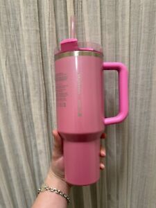 Stanley x Starbucks Exclusive 2024 Pink 40oz Tumbler NEW Release! HOT! - Sold on eBay January 17th, 2024 for $270.00