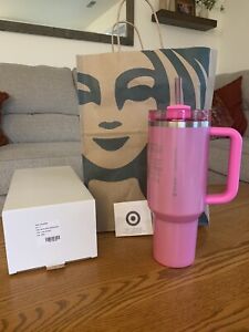 Stanley x Starbucks Exclusive Tumbler 40oz Pink- NEW 2024 - Sold on eBay January 11th, 2024 for $225.00
