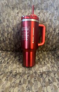Starbucks Stanley Holiday 2023 Collab (40 oz) Red Tumbler Mug IN HAND - Sold on eBay November 29th, 2023 for $153.50 (19 bids) 