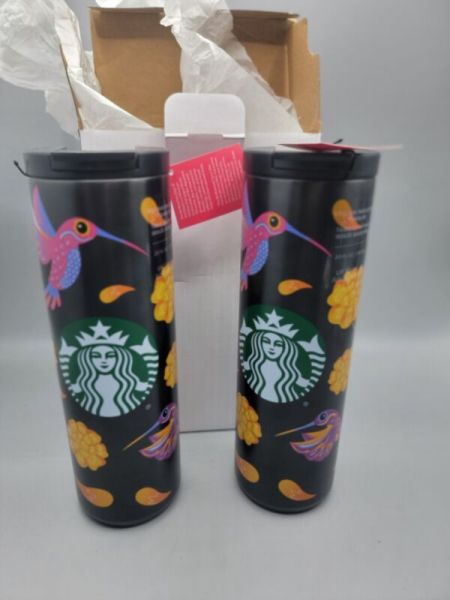 Starbucks Halloween 2024 Dia De Muertos Day of the Dead SS 20 oz Tumbler Lot 2 - Sold on eBay October 14th, 2024 for $81.99