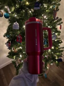 ?NEW LIMITED Starbucks x Stanley Holiday 2023 Collab (40 oz) Red Tumbler Mug ? - Sold on eBay December 23rd, 2023 for $220.00 (42 bids) 