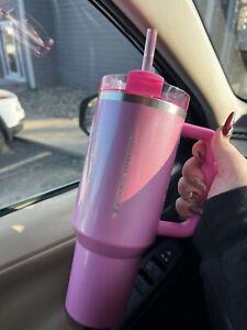 Stanley X Starbucks 40oz Tumbler limited edition winter pink - IN HAND - Sold on eBay January 4th, 2024 for $212.50 (13 bids) 