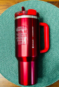 NEW - STARBUCKS X STANLEY 2023 CHRISTMAS HOLIDAY LIMITED (40 OZ) RED TUMBLER MUG - Sold on eBay November 18th, 2023 for $169.99