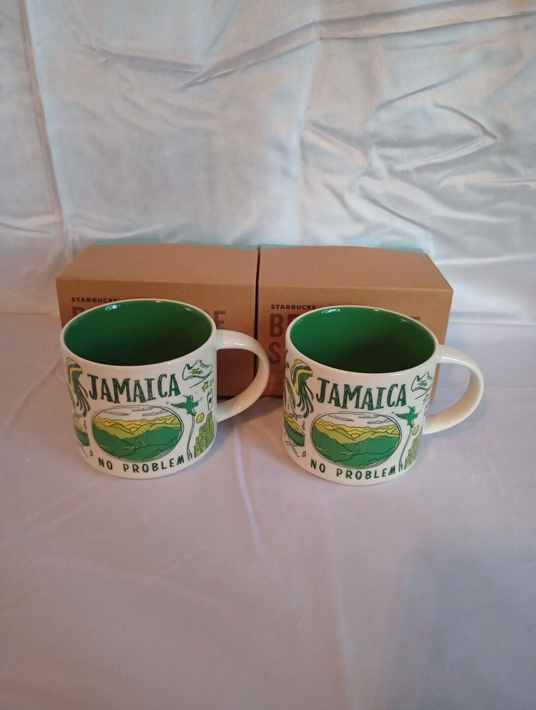 2 "Jamaica No Problem" Starbucks Mug “Been There” Series. New With Box. #103 - Sold on eBay November 23rd, 2024 for $105.00