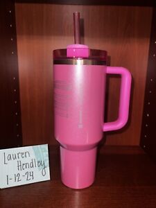 Starbucks x Stanley Winter Pink 40oz Quencher Tumbler *LIMITED RELEASE* Jan 2024 - Sold on eBay January 16th, 2024 for $270.00