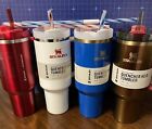 Starbucks Stanley 2023 Holiday Red 40oz Tumbler Gold Country Mistletoe LOT OF 4 - Sold on eBay May 22nd, 2024 for $375.00