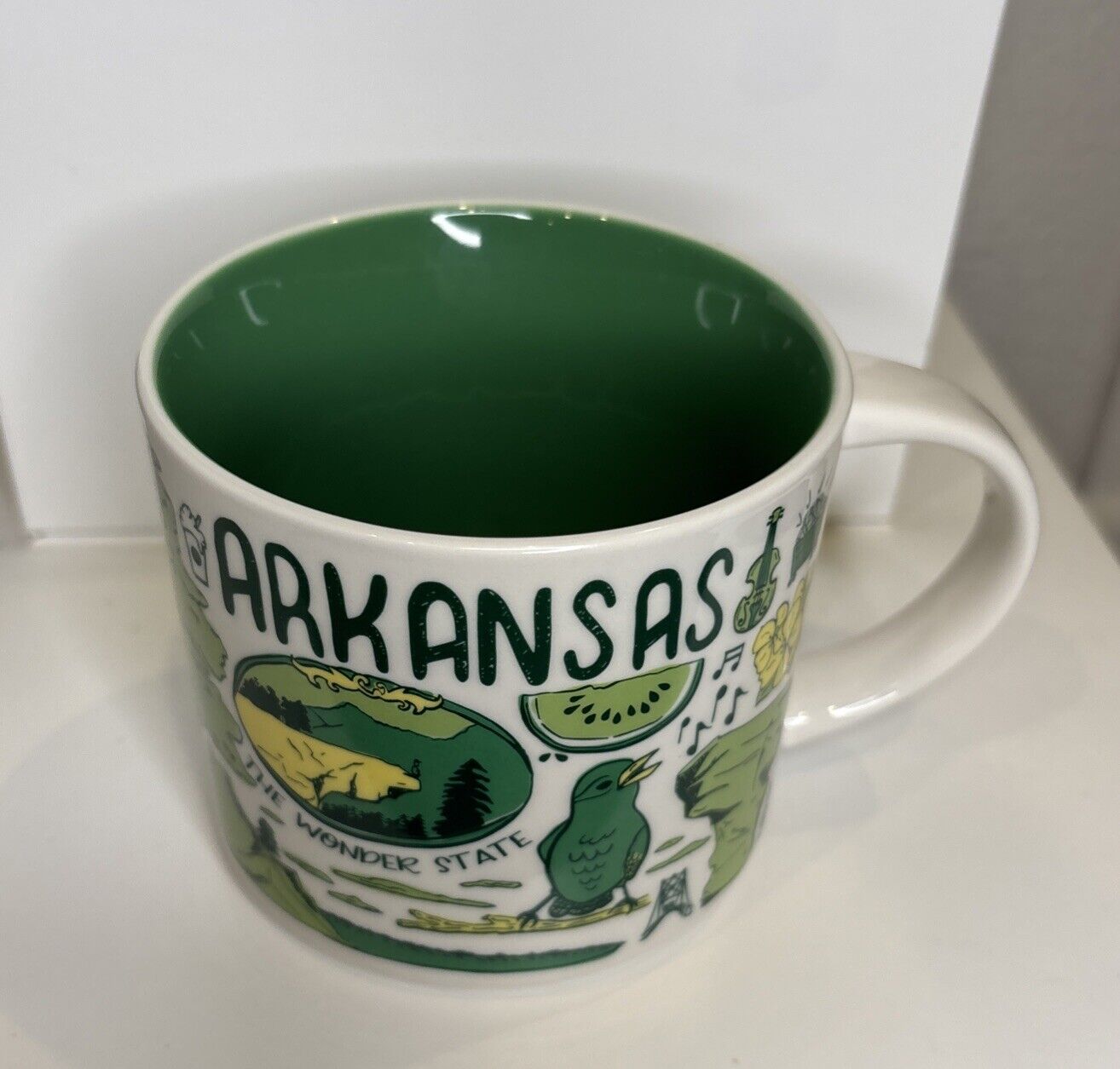Starbucks Been There Series  Arkansas 14 Oz Coffee Mug Preowned Collectible - Sold on eBay December 31st, 2024 for $87.95