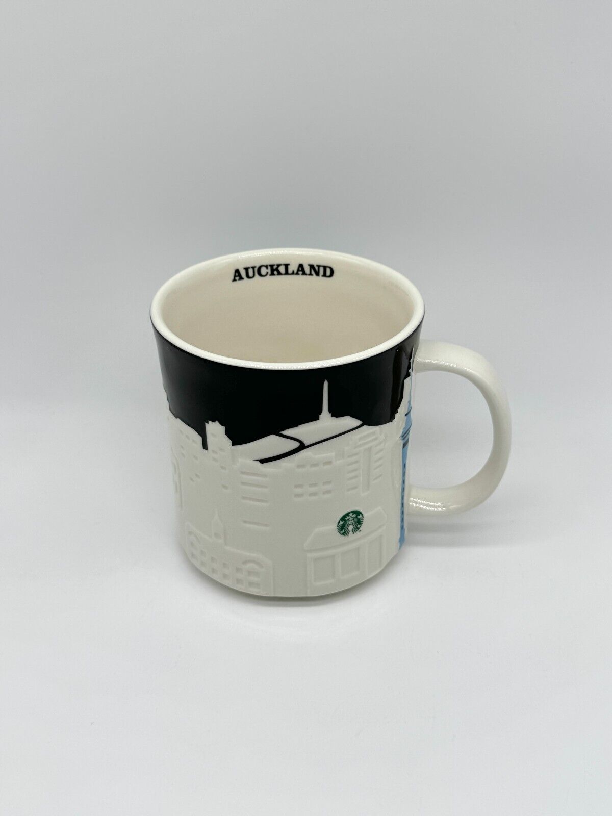 Starbucks Auckland New Zealand RARE 2013 Coffee Tea Mug Unused w/ Tag 3D Relief - Sold on eBay January 18th, 2025 for $99.95